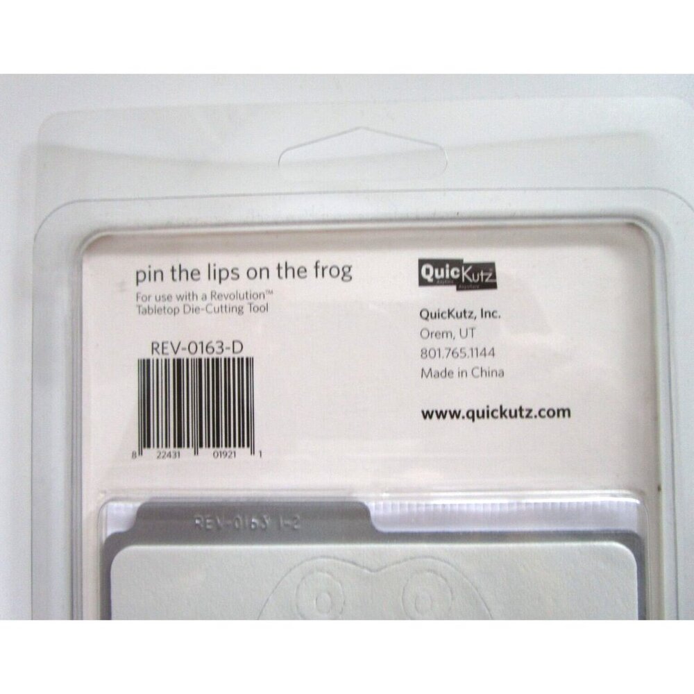 QuicKutz "Pin the Lips on the  Frog"- 2 Die Cuts "REV 0163D Revolution Die" 2008 - Picture 5 of 7